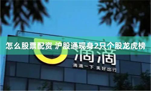 怎么股票配资 沪股通现身2只个股龙虎榜