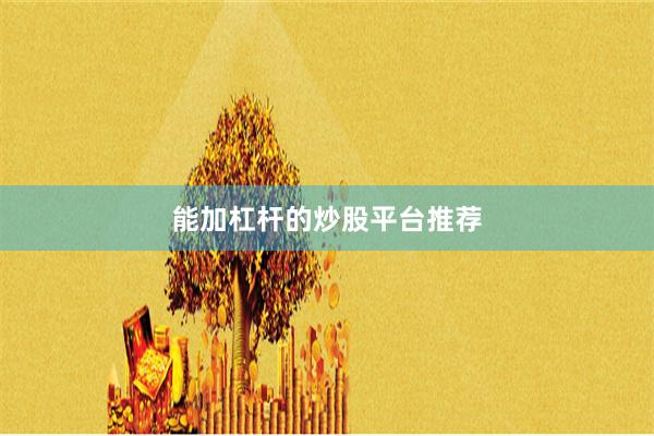 能加杠杆的炒股平台推荐